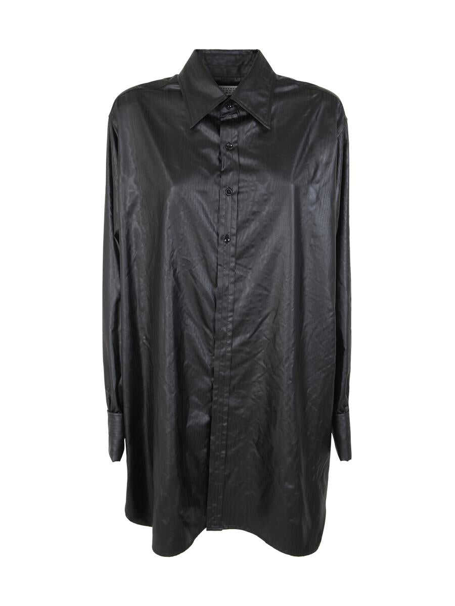 Maison Margiela MAISON MARGIELA LONG SLEEVED SHIRT CLOTHING Black