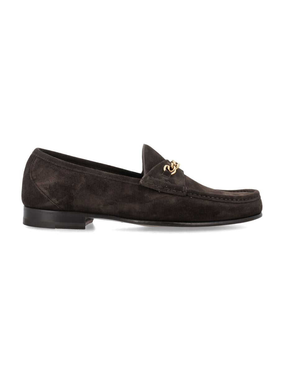 Tom Ford TOM FORD New York chain loafer BROWN