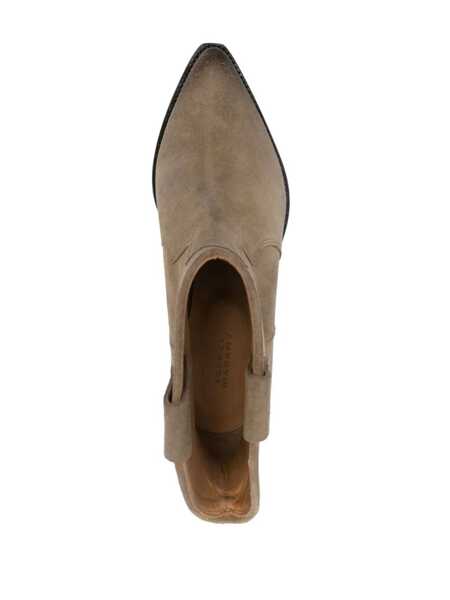 Bocanci Isabel Marant Isabel Marant Dewina Suede Ankle Boots GREY Femei (BM 10851169) 4