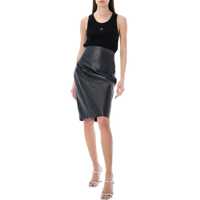 Fuste Givenchy Dama - Fuste Givenchy GIVENCHY Leather skirt BLACK Femei (BM 10851187) - B-mall.ro