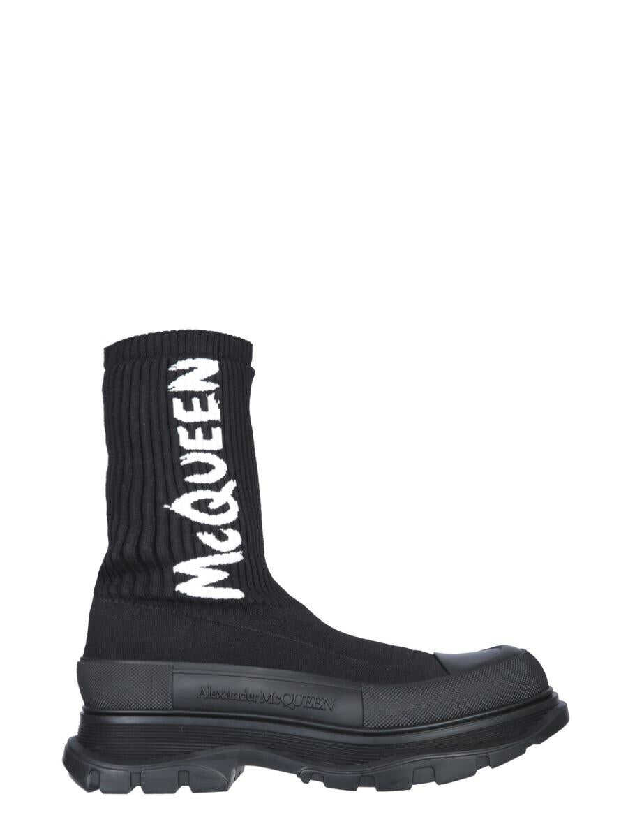 Alexander McQueen ALEXANDER MCQUEEN TREAD SLICK BOOT BLACK