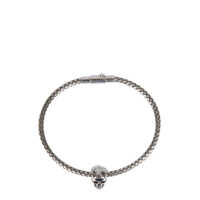 Bratari Alexander McQueen pentru Barbati - Bratari Alexander McQueen ALEXANDER MCQUEEN SKULL BRACELET SILVER Barbati (BM 10851721) - B-mall.ro