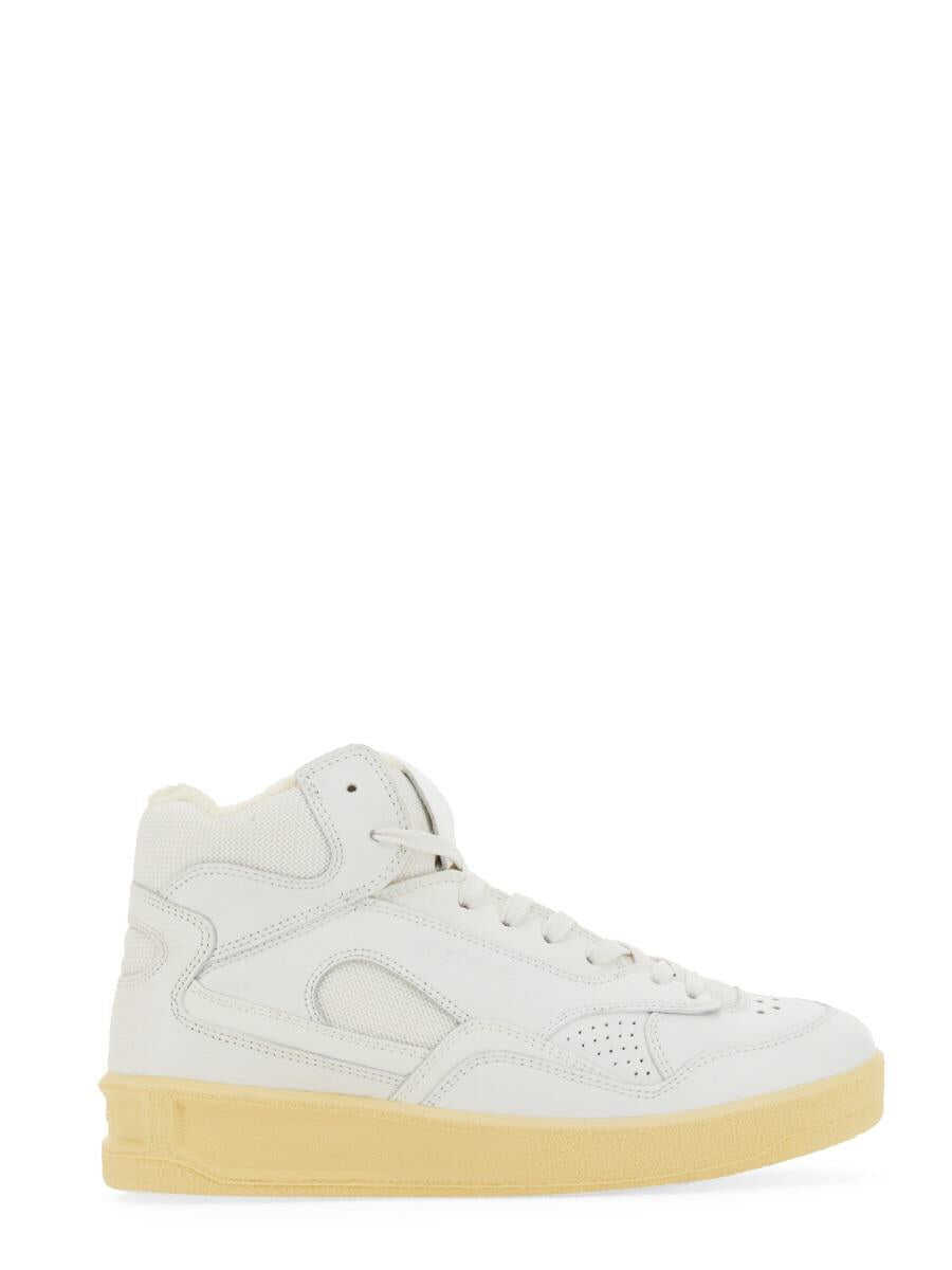 Jil Sander JIL SANDER HIGH SNEAKERS. WHITE