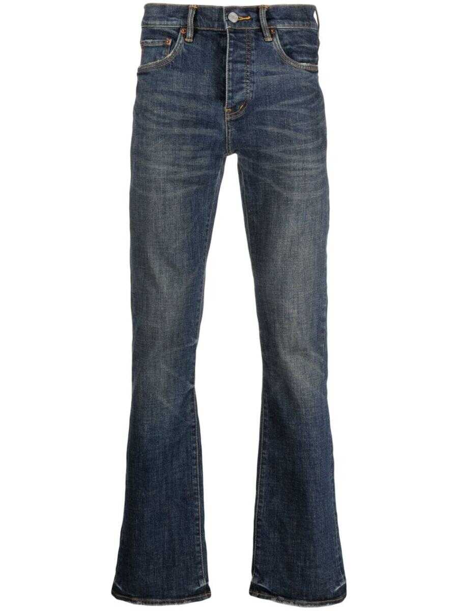 PURPLE BRAND PURPLE BRAND P004 DIRTY CAST INDIGO JEANS CLOTHING Blue