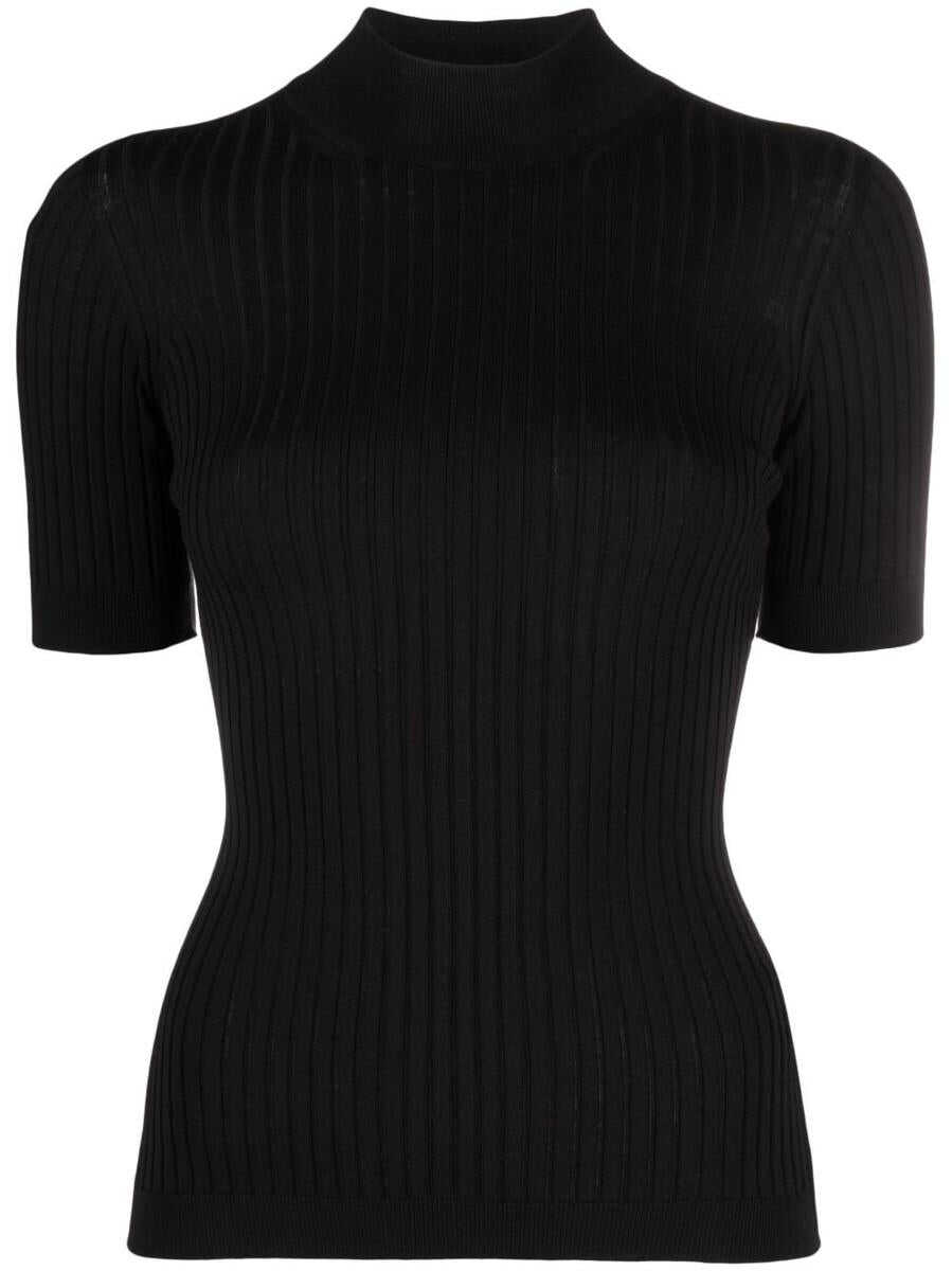 Versace VERSACE KNIT SWEATER SEAMLESS ESSENTIAL SERIES CLOTHING BLACK