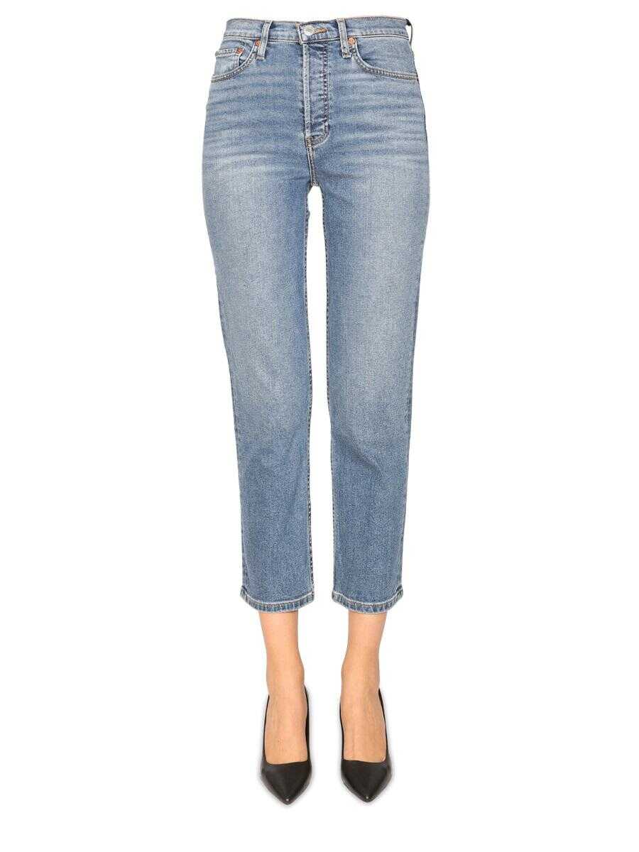 RE/DONE RE/DONE CROPPED JEANS DENIM