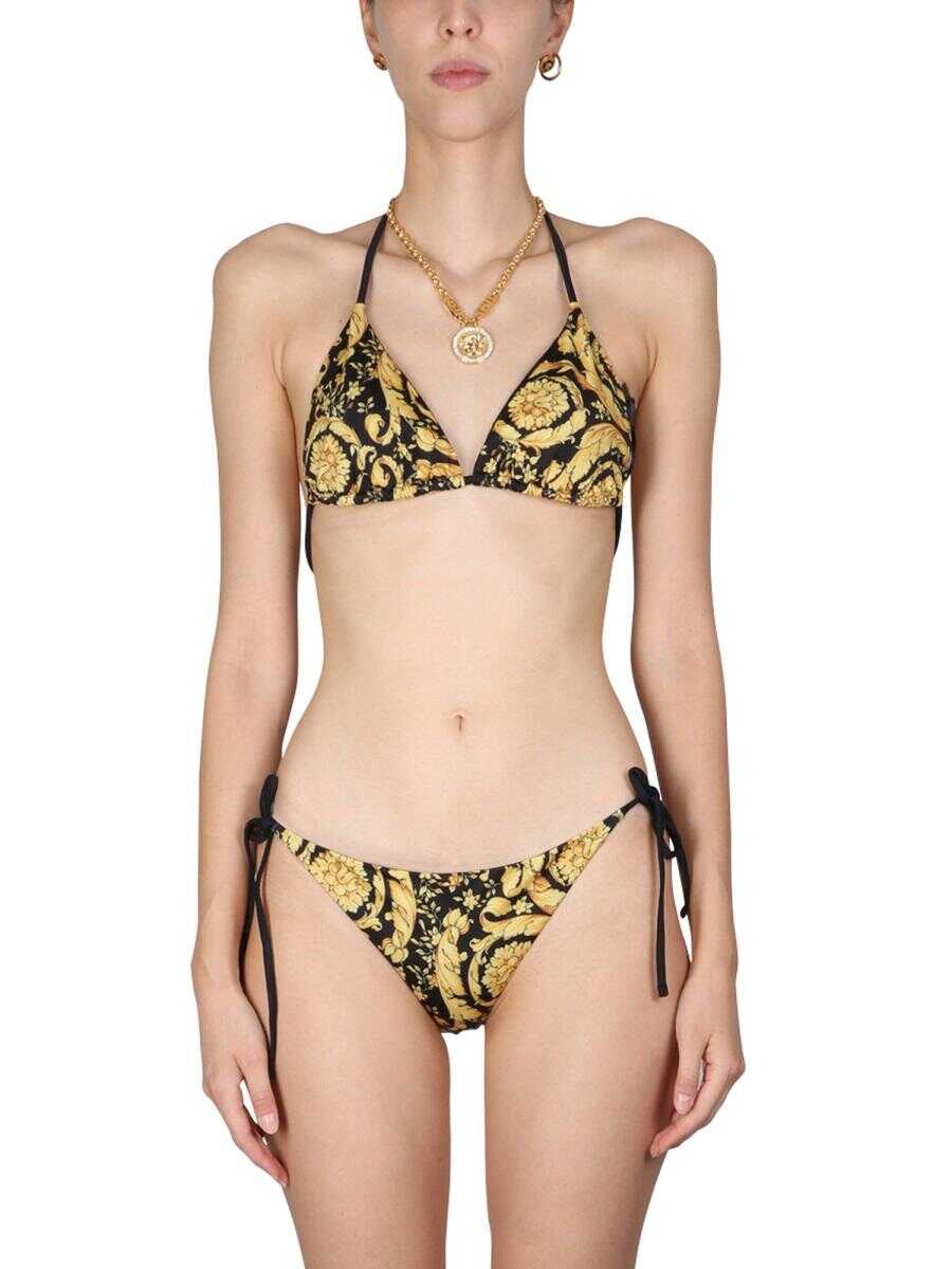 Versace VERSACE PRINTED BIKINI TOP MULTICOLOUR