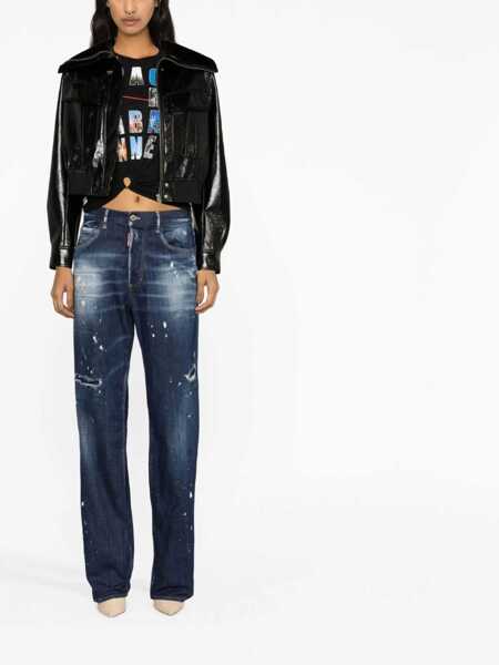 Blugi DSQUARED2 DSQUARED2 San Diego Jean Clothing BLUE Femei (BM 10855249) 2
