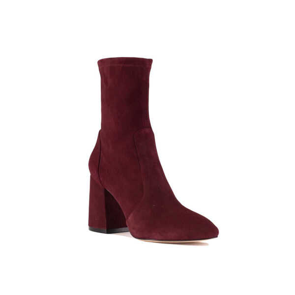 Bocanci Stuart Weitzman Stuart Weitzman Flareblock 85 Stretch Bootie RED Femei (BM 10855294) 3