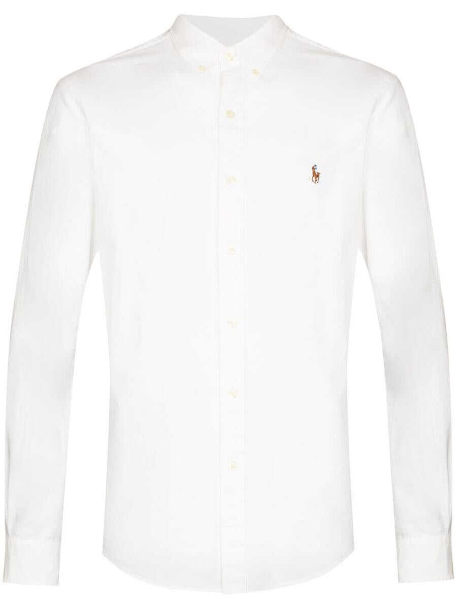 Ralph Lauren POLO RALPH LAUREN CLASSIC OXFORD LONG SLEEVE SPORT SHIRT CLOTHING White
