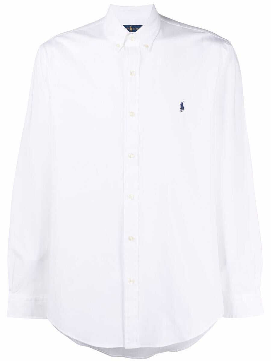 Ralph Lauren POLO RALPH LAUREN BISTRETCH POPLIN SLONG SLEEVE SPORT SHIRT CLOTHING White