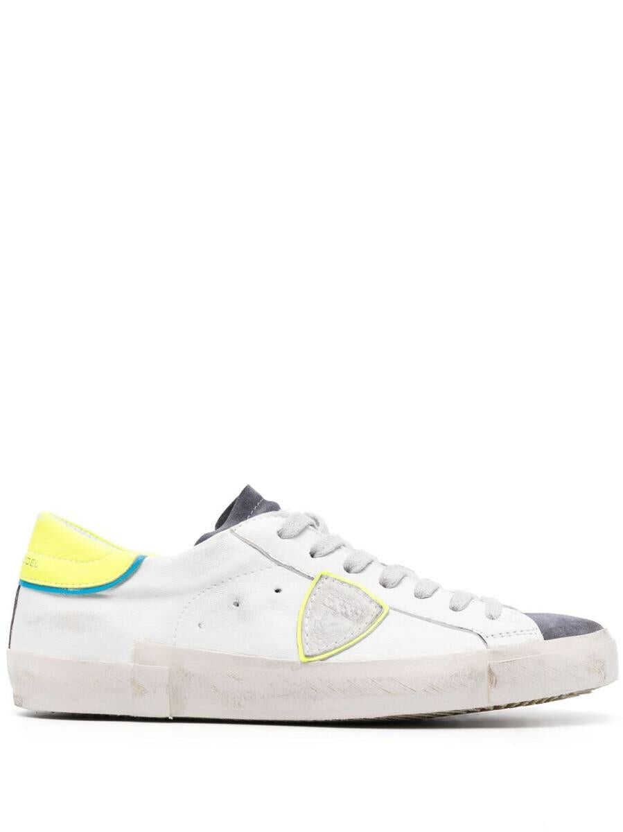 Philippe Model PHILIPPE MODEL PRSX LOW MAN SNEAKERS SHOES WHITE