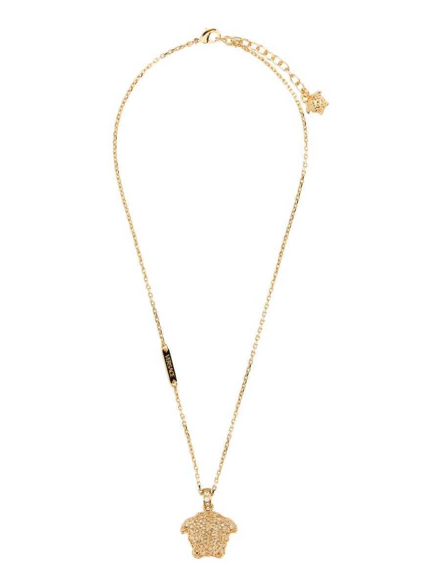 Versace VERSACE METAL LOGO NECKLACE GOLD