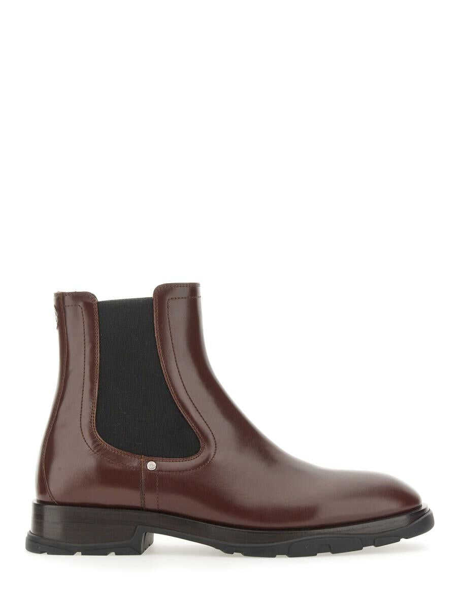 Alexander McQueen ALEXANDER MCQUEEN BEATLE BOOT BROWN