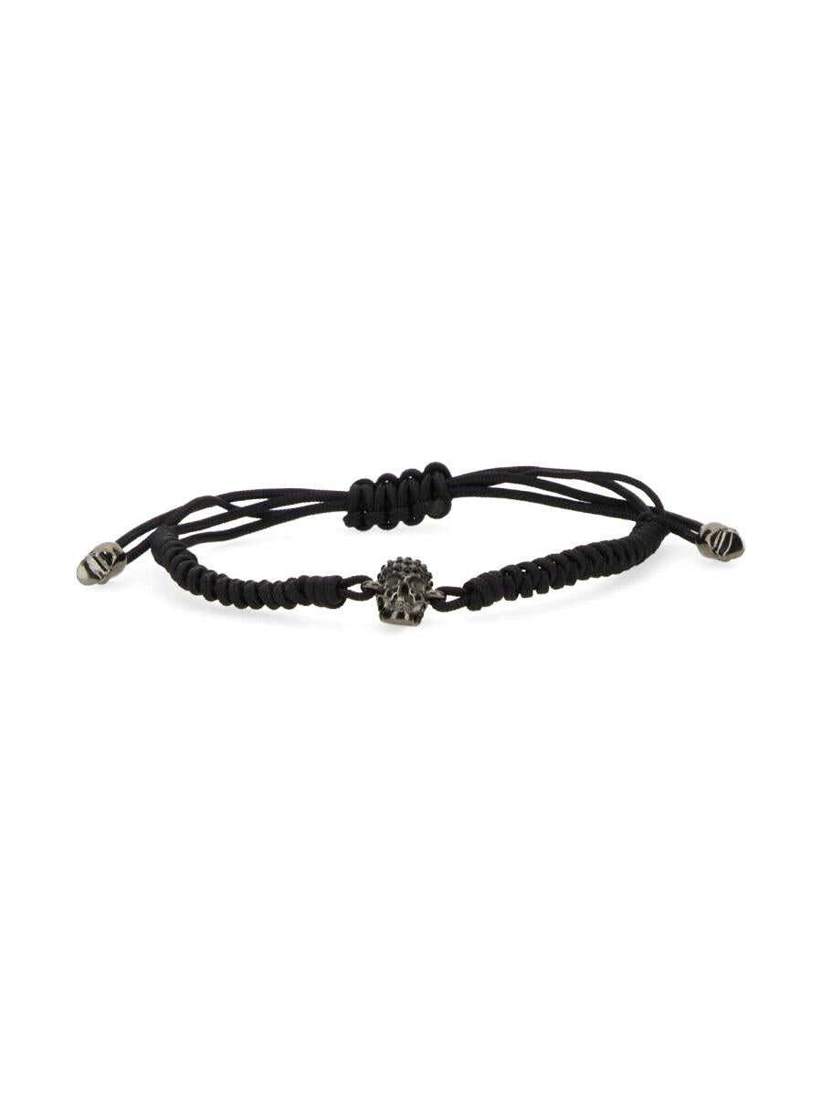 Alexander McQueen ALEXANDER MCQUEEN SKULL MOTIF BRACELET BLACK