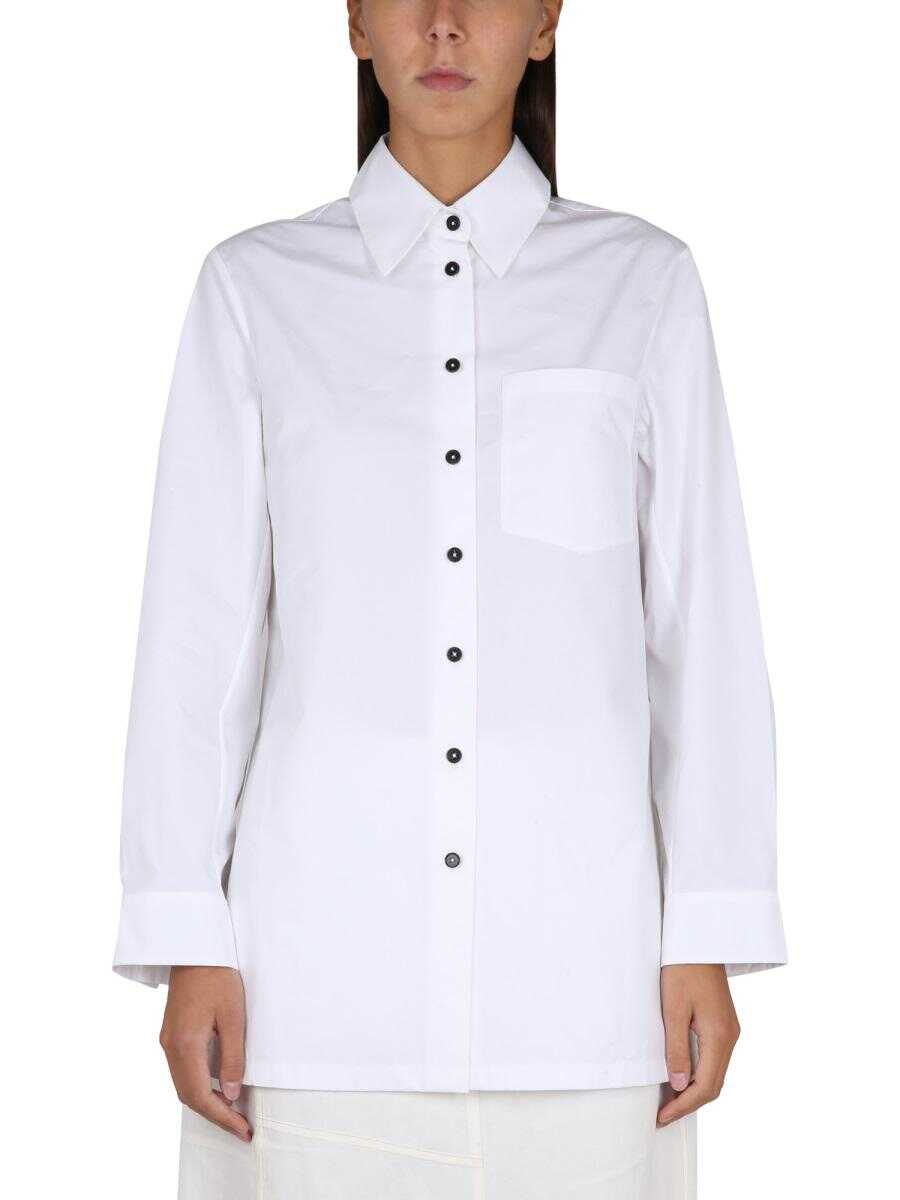 Jil Sander JIL SANDER POPLIN SHIRT WHITE