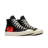 Pantofi sport Comme des Garçons Dama - Sneakers Comme des Garons COMME DES GARONS PLAY CONVERSE CHUCK 70 HIGH BLACK NERO Femei (BM 10863094) - B-mall.ro