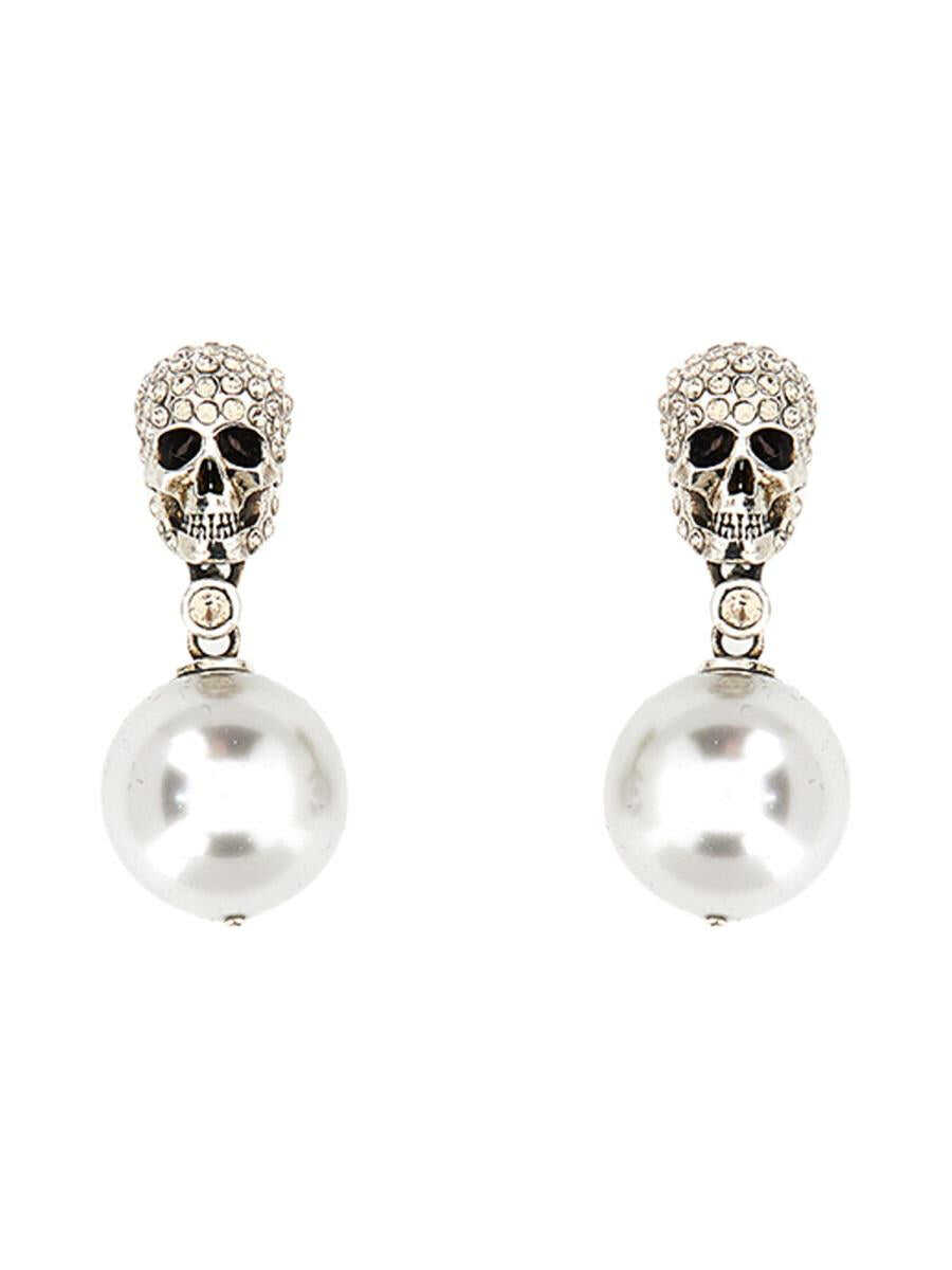 Alexander McQueen ALEXANDER MCQUEEN SKULL EARRINGS SILVER