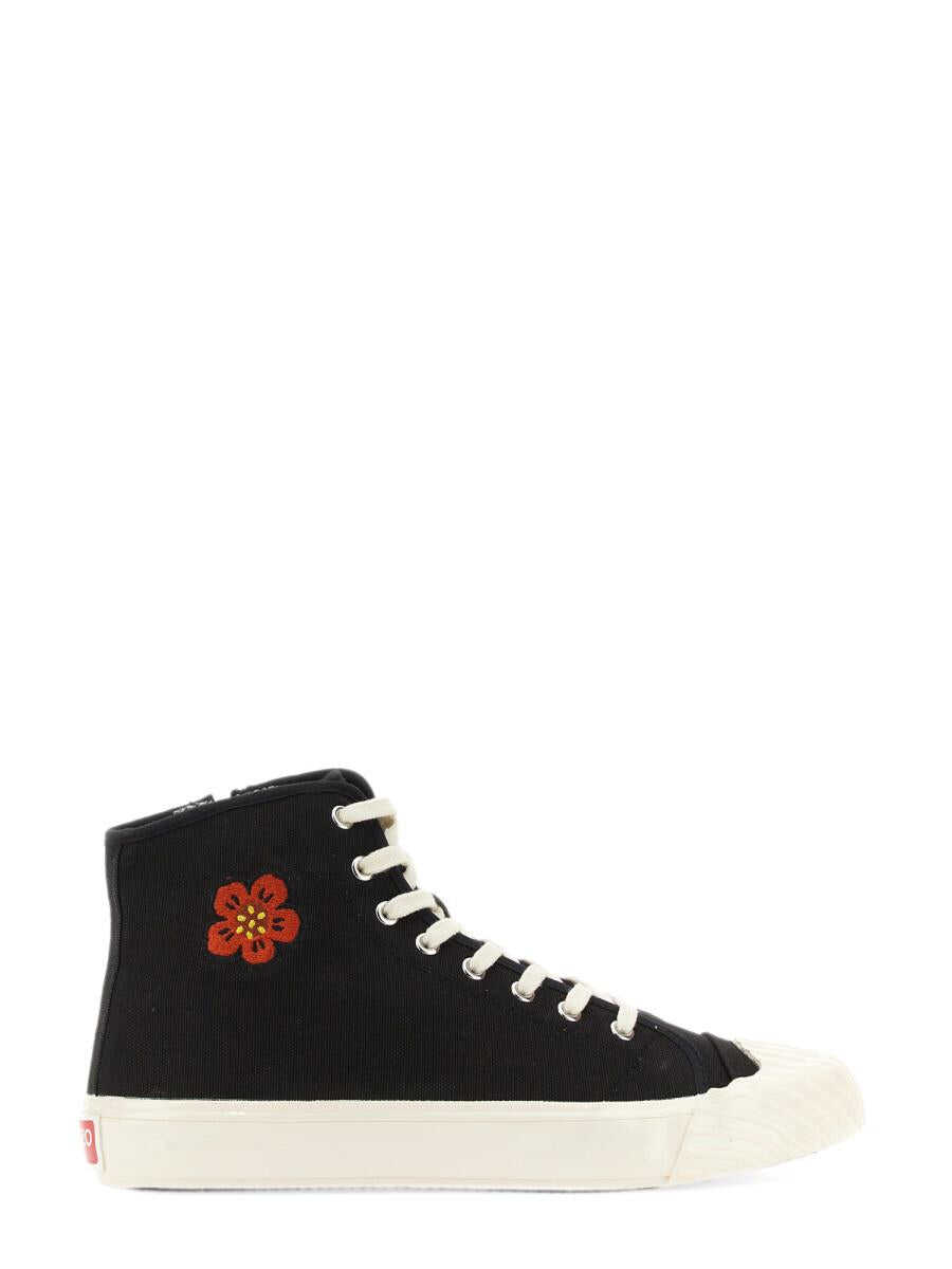 Kenzo KENZOSCHOOL HIGH-TOP SNEAKER BLACK