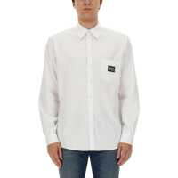 Camasi DOLCE & GABBANA SHIRT WITH LOGO PLAQUE Barbati