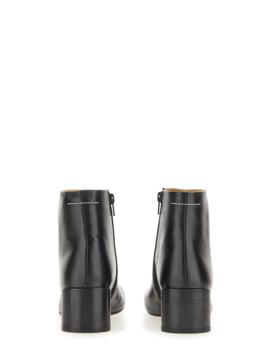 MM6 Maison Margiela MM6 MAISON MARGIELA LEATHER BOOT BLACK