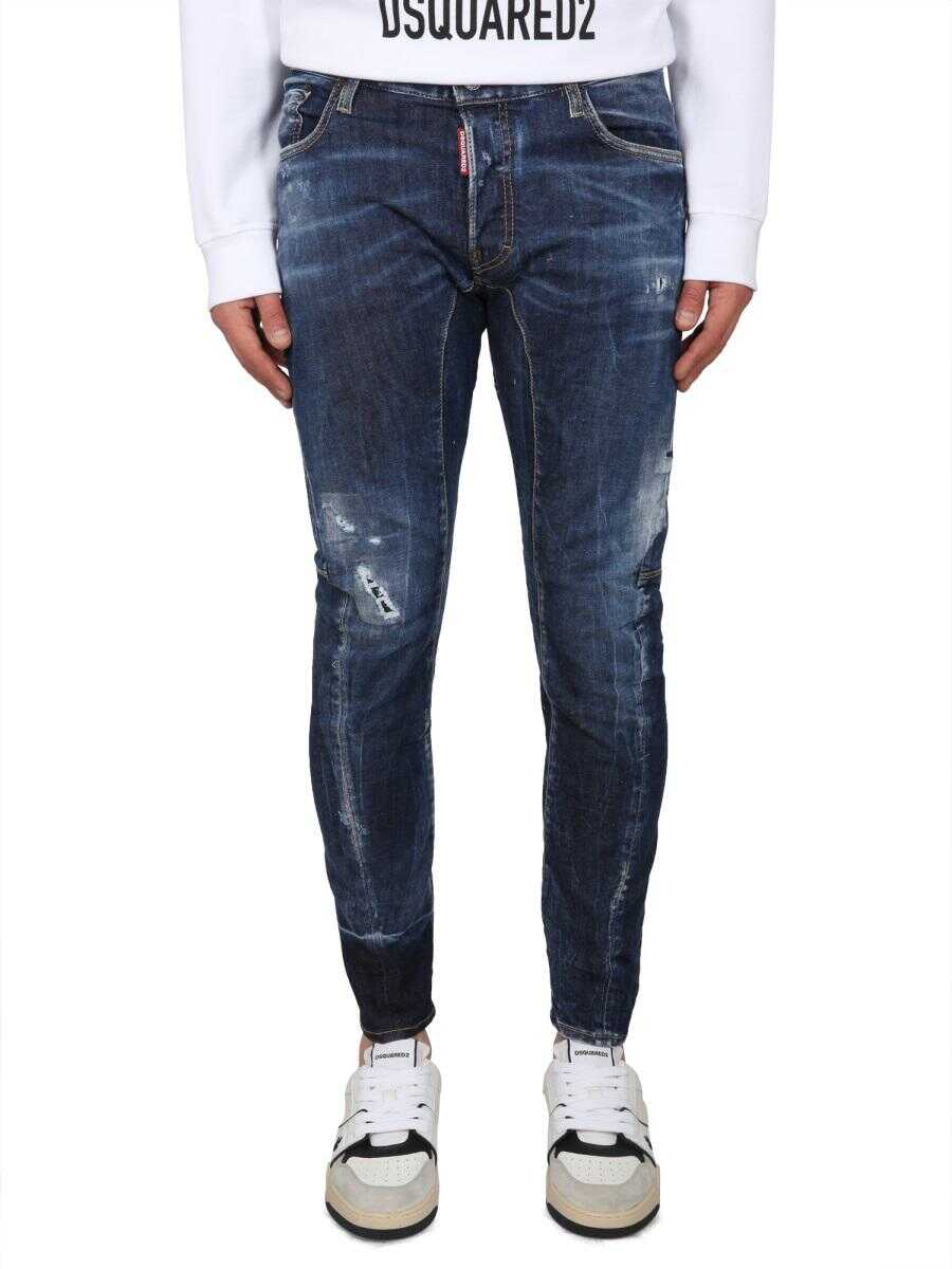 DSQUARED2 DSQUARED2 TIDY BIKER FIT JEANS BLUE