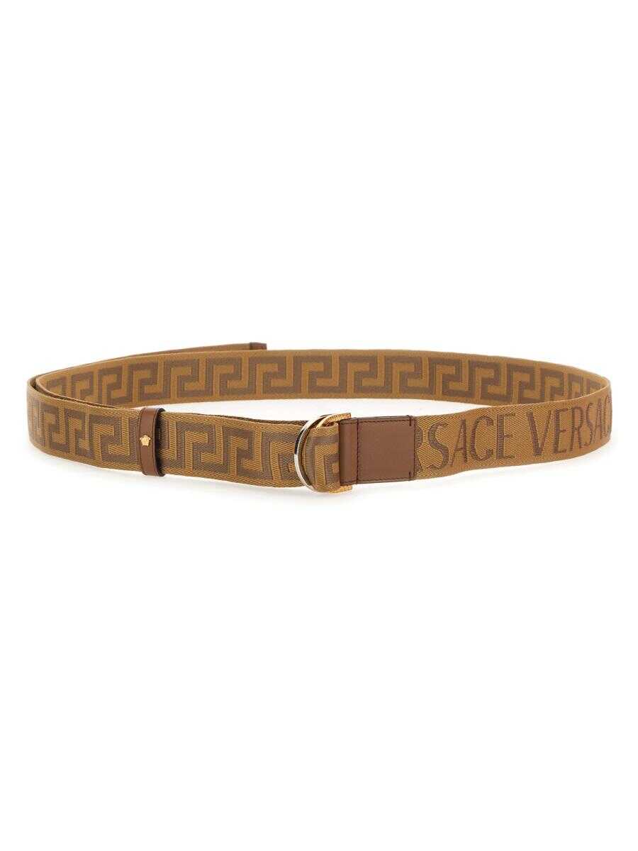 Versace VERSACE DOUBLE-FACE BELT BEIGE