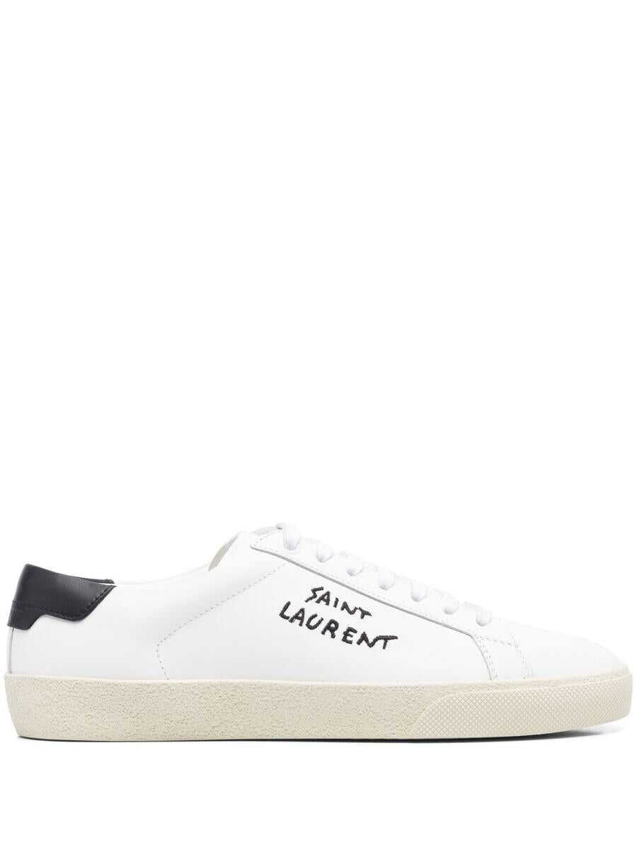 Saint Laurent SAINT LAURENT Court SL/06 canvas sneakers White