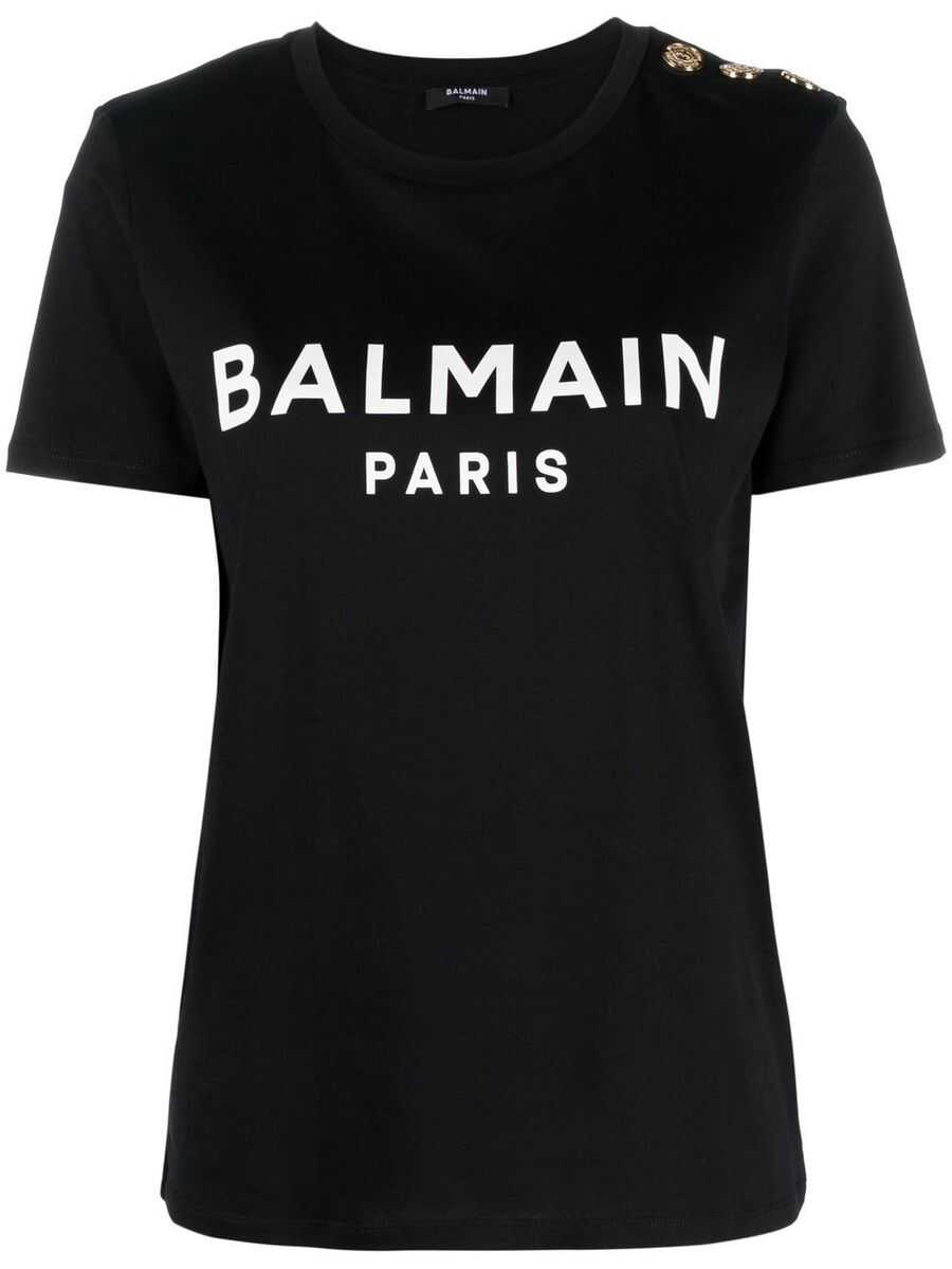 Balmain BALMAIN Balmain - T-shirt NOIR BLANC