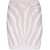 Balmain Balmain High Waist Zebra Print Knit Short Skirt WHITE