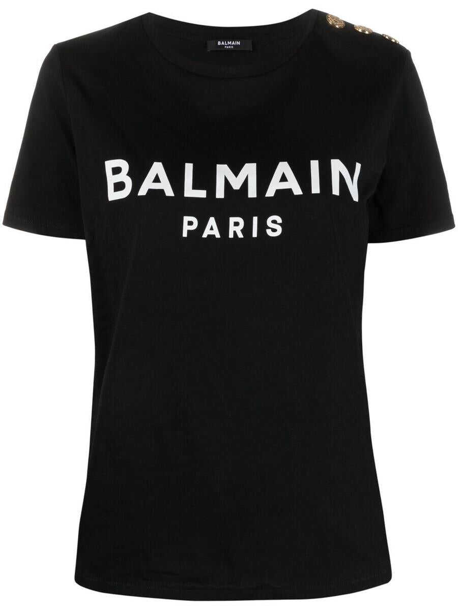 Balmain BALMAIN Logo-print t-shirt NERO E BIANCO