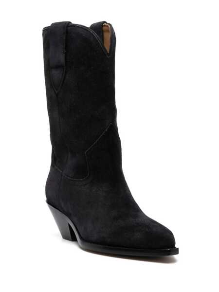 Bocanci Isabel Marant Isabel Marant Dahope Leather Boots Black Femei (BM 10873096) 2