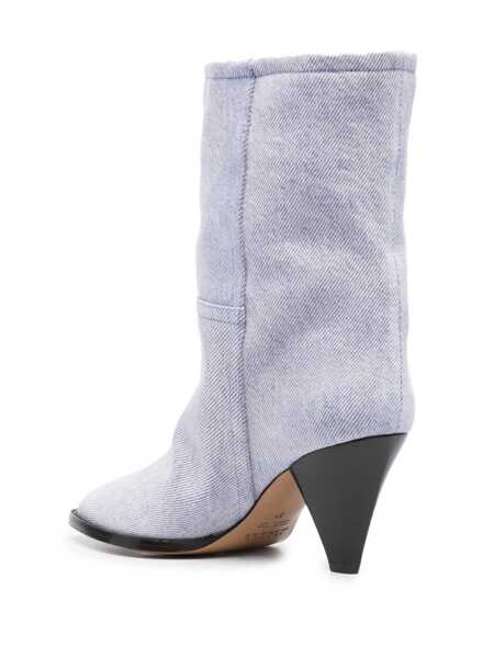 Bocanci Isabel Marant Isabel Marant Rouxa Leather Boots Purple Femei (BM 10873117) 3