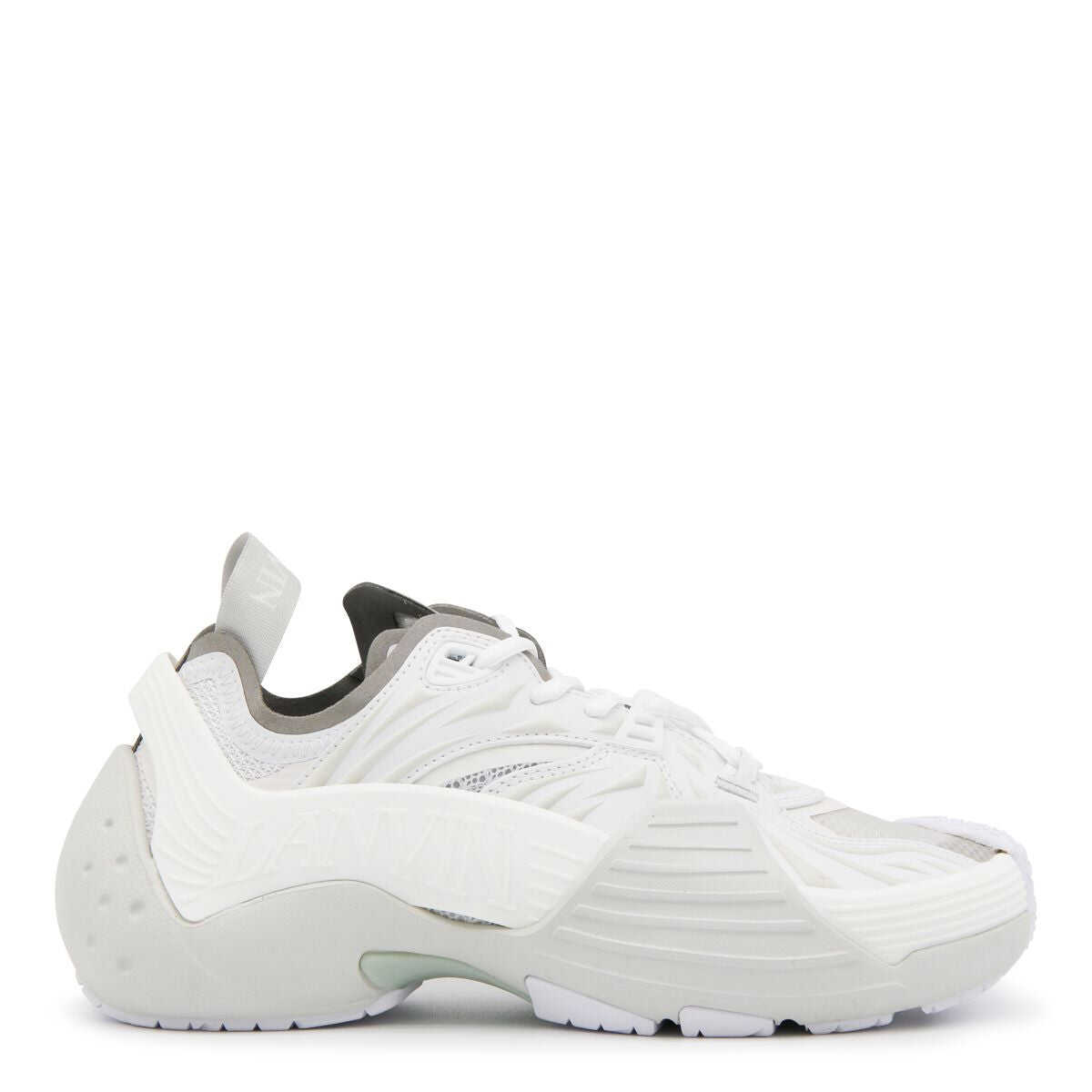 Lanvin LANVIN WHITE NYLON X-FLASH SNEAKERS White