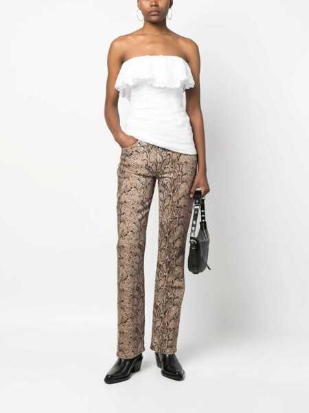 Topuri Isabel Marant Isabel Marant Orma Top WHITE Femei (BM 10873462) 2