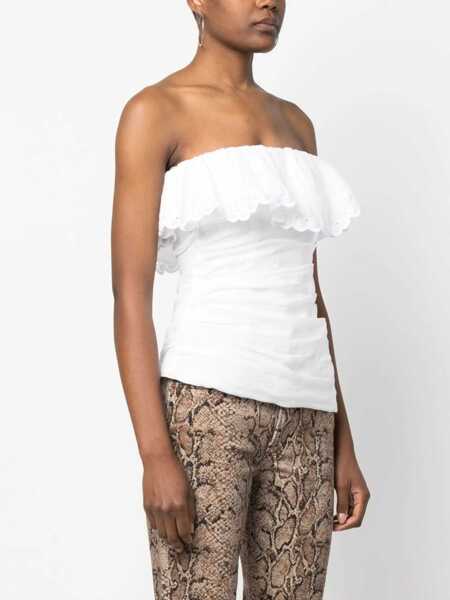 Topuri Isabel Marant Isabel Marant Orma Top WHITE Femei (BM 10873462) 3
