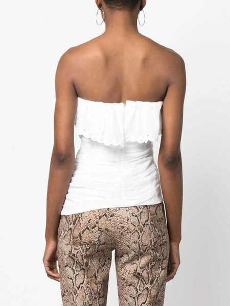 Topuri Isabel Marant Isabel Marant Orma Top WHITE Femei (BM 10873462) 4