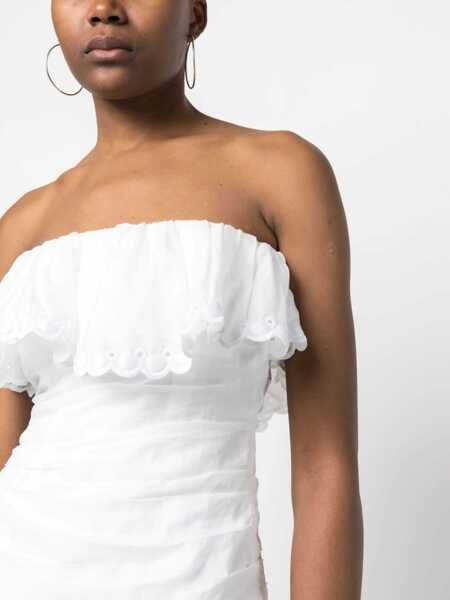 Topuri Isabel Marant Isabel Marant Orma Top WHITE Femei (BM 10873462) 5