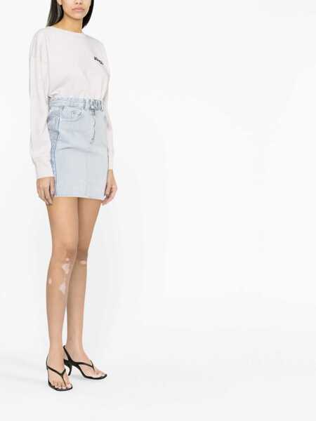 Fuste Isabel Marant Isabel Marant Vabelia Midi Skirt CLEAR BLUE Femei (BM 10873507) 4