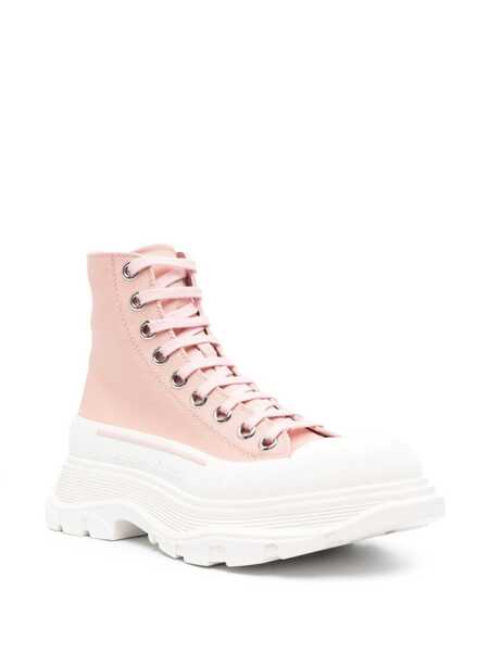 Bocanci Alexander McQueen Alexander McQueen Tread Slick Ankle Boots PINK Femei (BM 10875814) 2