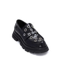 Mocasini Alexander McQueen Dama - Mocasini Alexander McQueen ALEXANDER MCQUEEN Wander leather loafers Black Femei (BM 10876225) - B-mall.ro