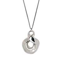 Bijuterii Alexander McQueen Brass Necklace With Oversized Pendant Femei