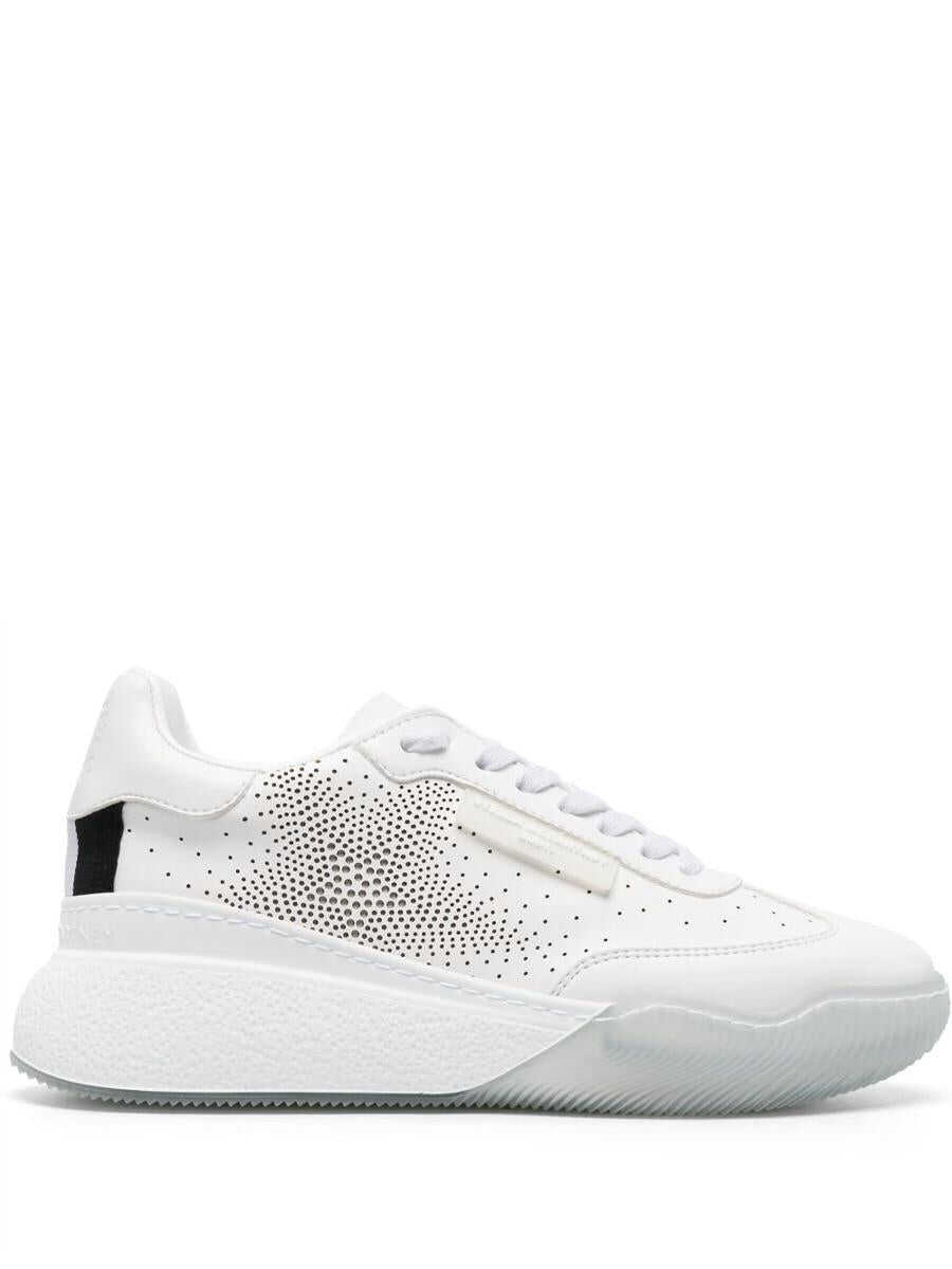 Stella McCartney STELLA MCCARTNEY Loop faux-leather sneakers White