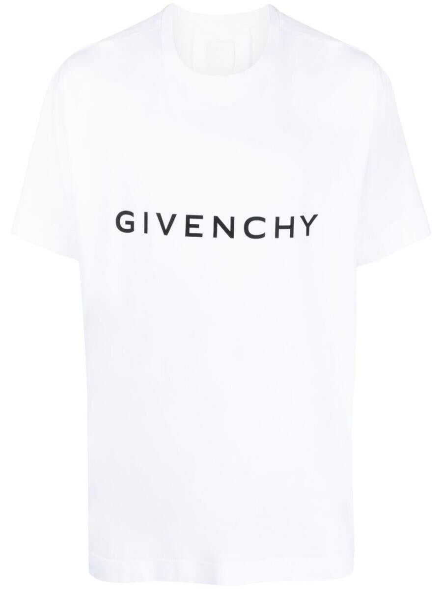 Givenchy GIVENCHY Logo cotton oversized t-shirt WHITE
