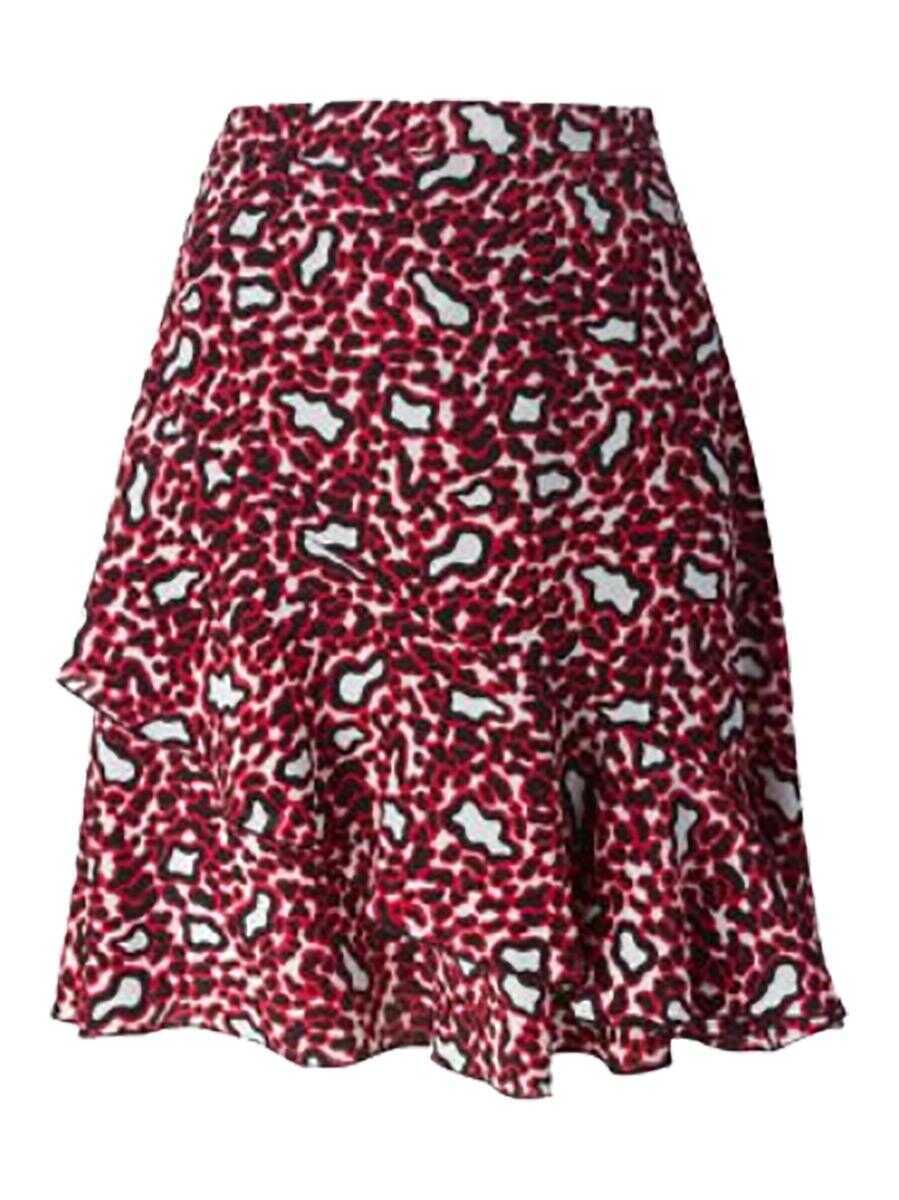 Fuste Stella McCartney Stella McCartney Leopard Skirt Red MULTICOLOR Femei (BM 10878625) 1