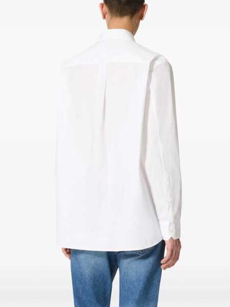 Camasi Valentino Garavani Valentino Garavani Cotton Shirt WHITE Barbati (BM 10879246) 4