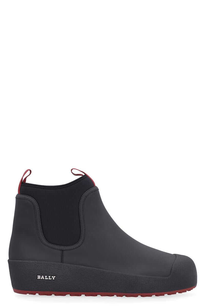 Bally BALLY CUBRID LEATHER CHELSEA BOOTS black
