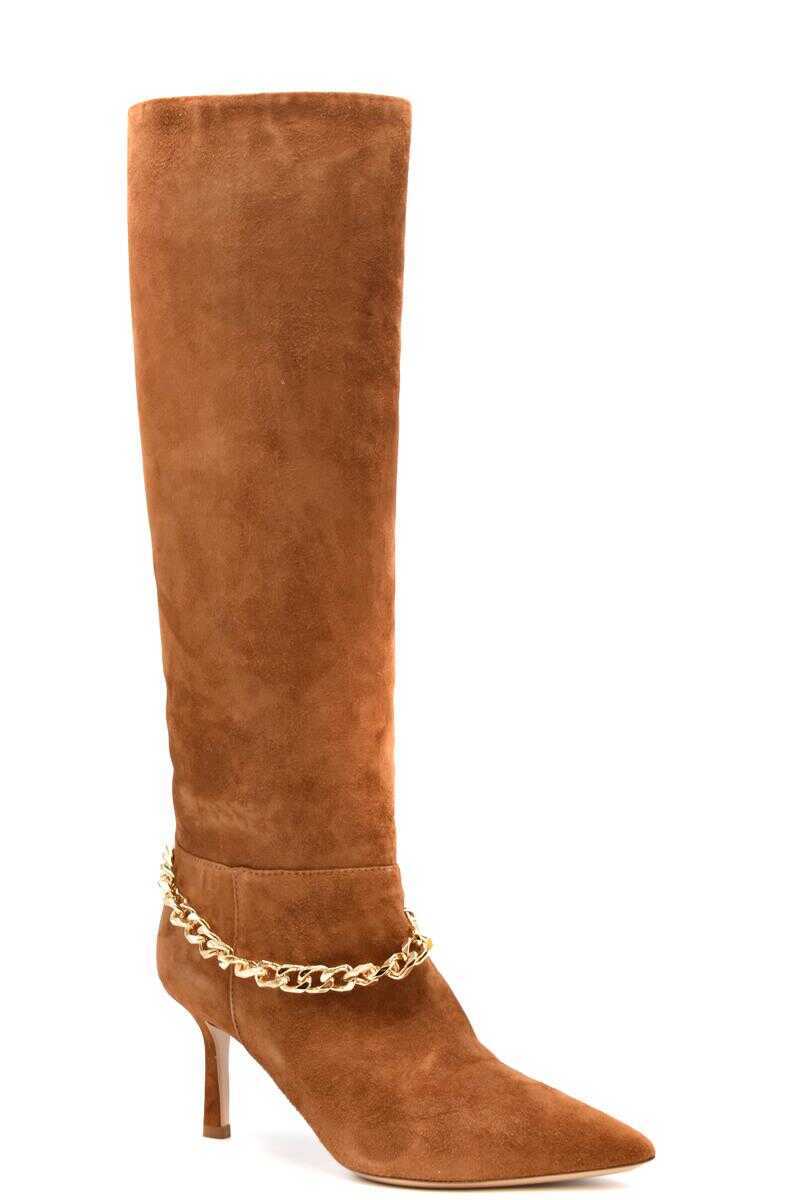 Bocanci NINALILOU Ninalilou Boots Brown Femei (BM 10887559) 2