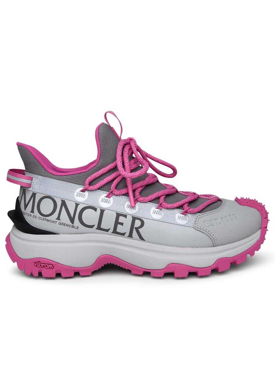 Moncler MONCLER Trail grip sneakers in gray polyamide GREY