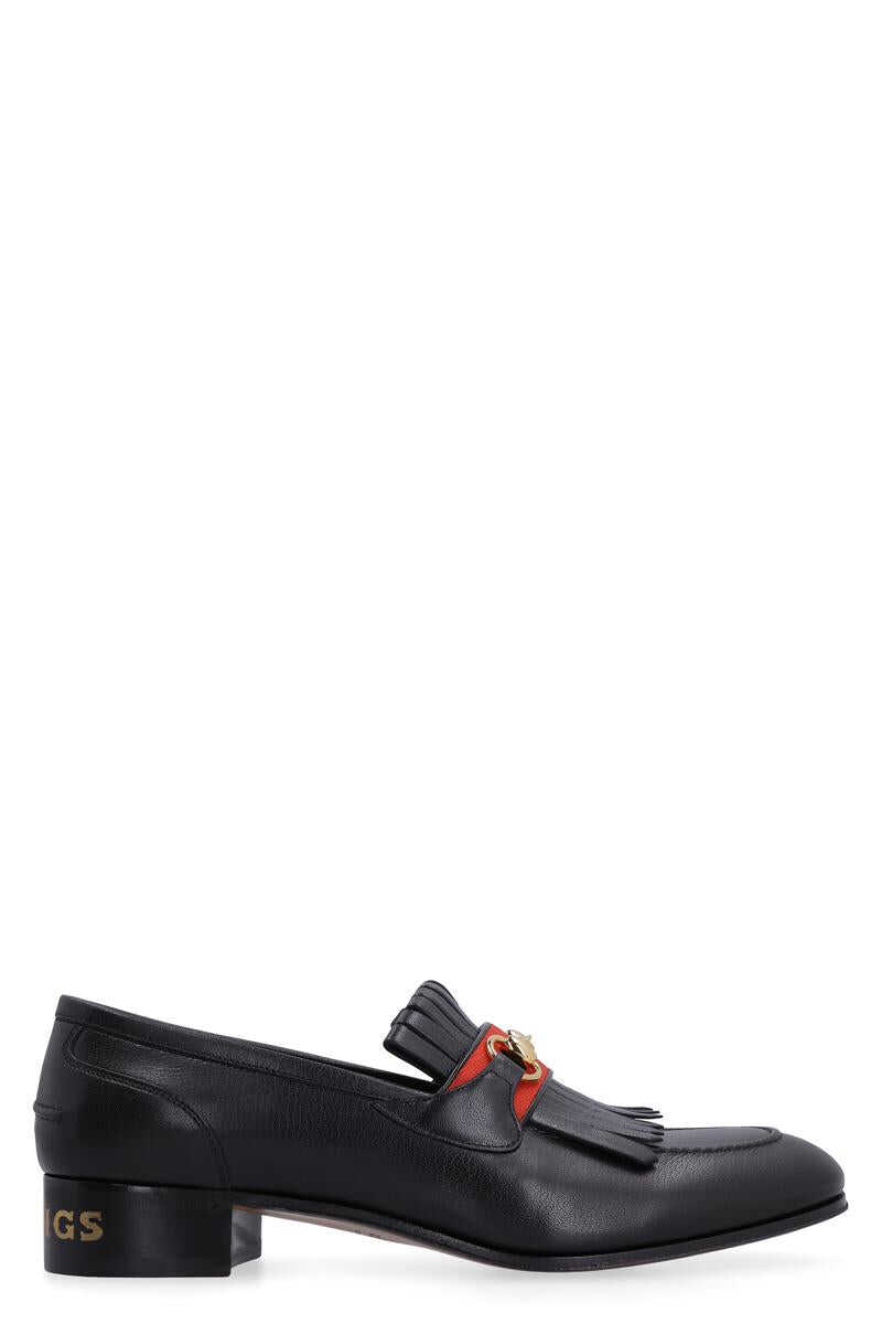 Gucci GUCCI HORSEBIT LEATHER LOAFERS BLACK